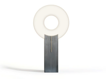 COMET - LED floor lamp in wood and fabric by Paolo Castelli - view 3